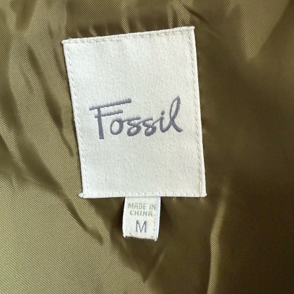 NWOT Fossil Chartreuse Blazer Tailored Professional Wear - Picture 3 of 8